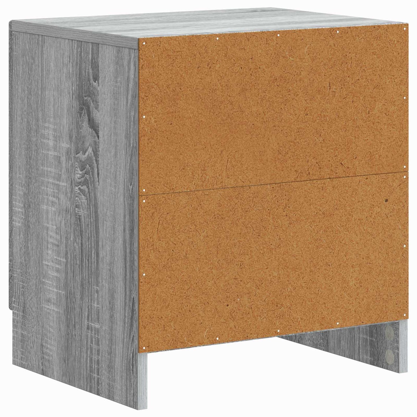 Bedside Cabinet 2 pcs Grey Sonoma 43 x 34.5 x 47 cm