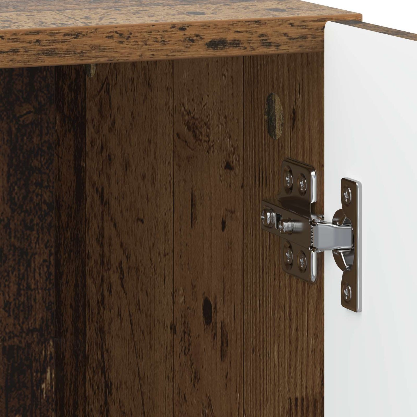 Bedside Cabinet Old Wood 43 x 34.5 x 47 cm Engineered Wood