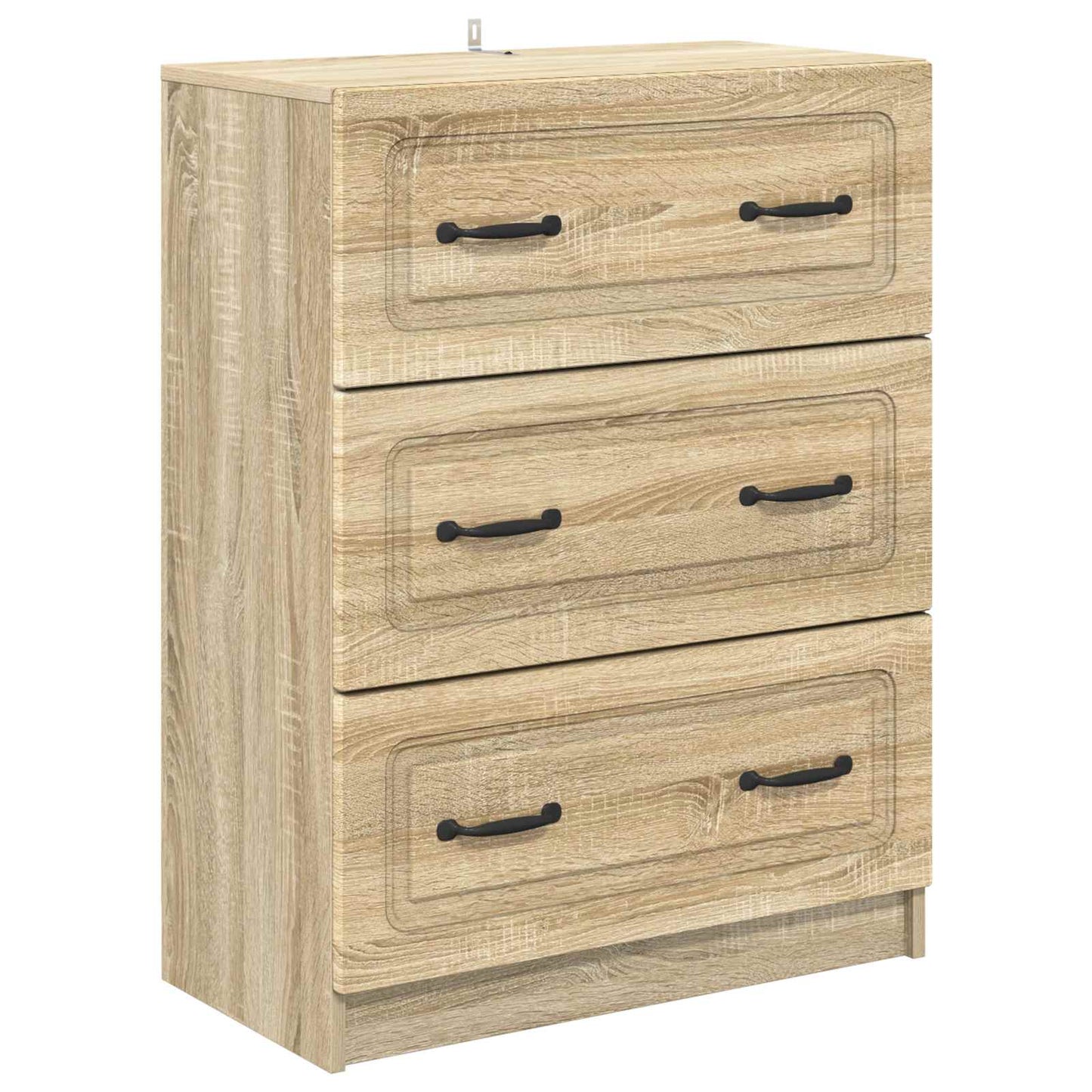 Drawer Cabinet Sonoma Oak 66 x 34.5 x 87 cm Engineered Wood