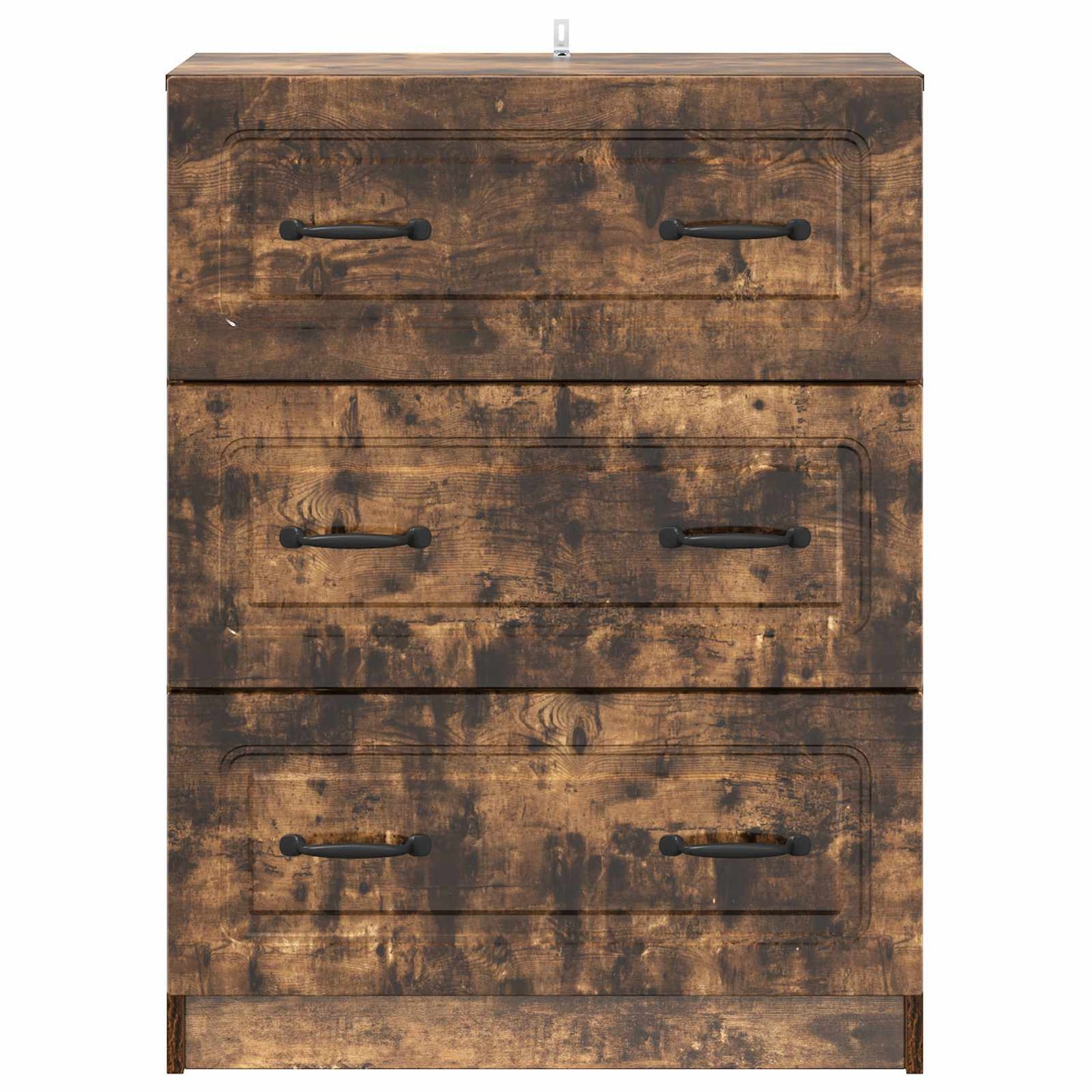 Drawer Cabinet Smoked Oak 66 x 34.5 x 87 cm Engineered Wood
