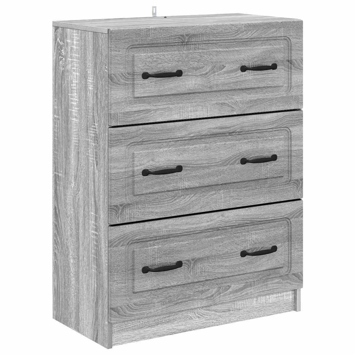 Drawer Cabinet 66 x 34.5 x 87 cm Engineered Wood Grey Sonoma