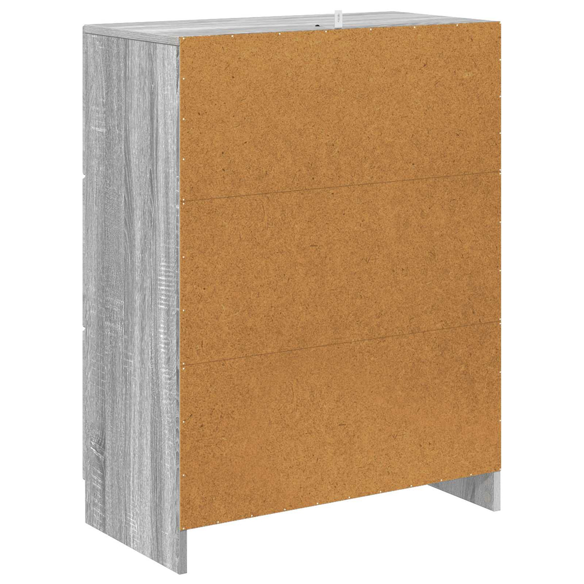 Drawer Cabinet 66 x 34.5 x 87 cm Engineered Wood Grey Sonoma