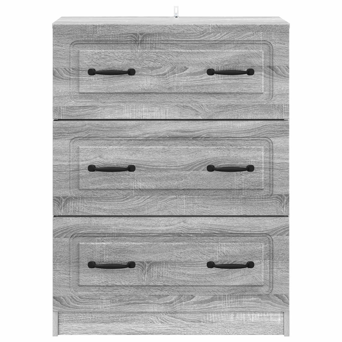 Drawer Cabinet 66 x 34.5 x 87 cm Engineered Wood Grey Sonoma