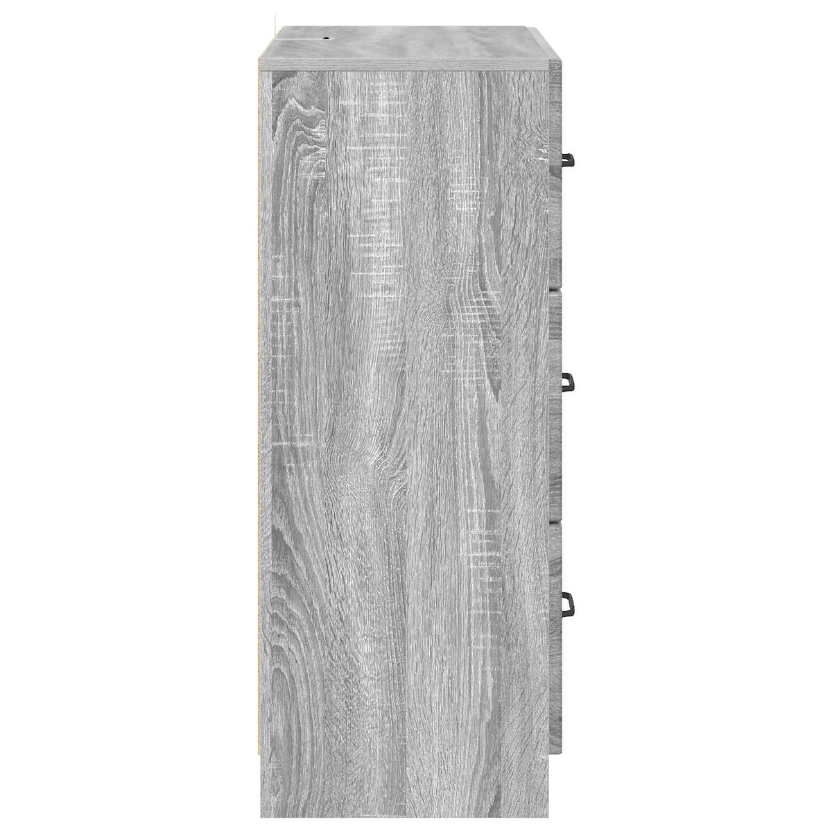Drawer Cabinet 66 x 34.5 x 87 cm Engineered Wood Grey Sonoma