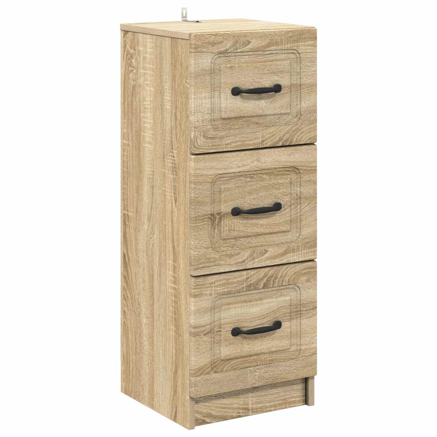 Drawer Cabinet Sonoma Oak 33 x 34.5 x 87 cm Engineered Wood