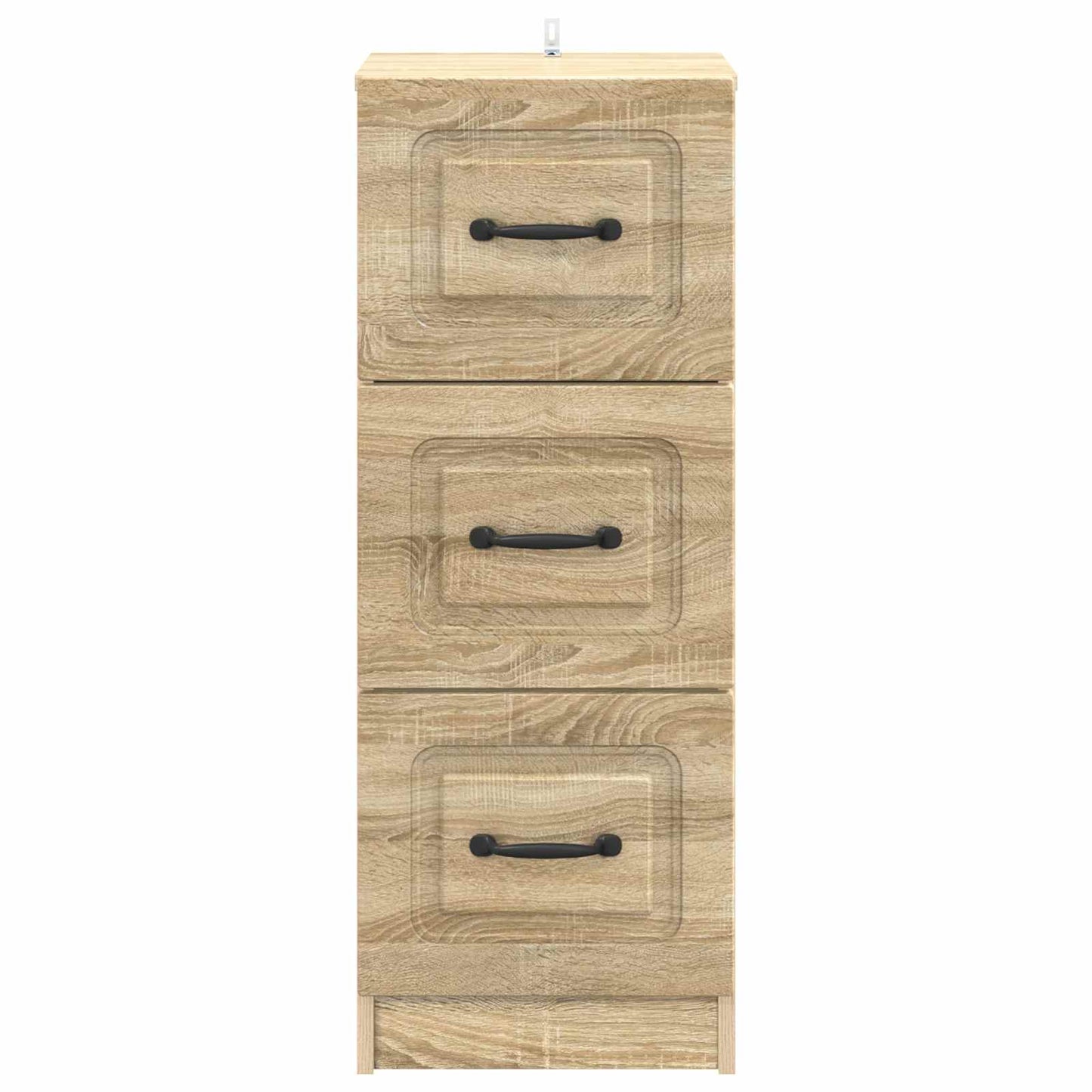 Drawer Cabinet Sonoma Oak 33 x 34.5 x 87 cm Engineered Wood