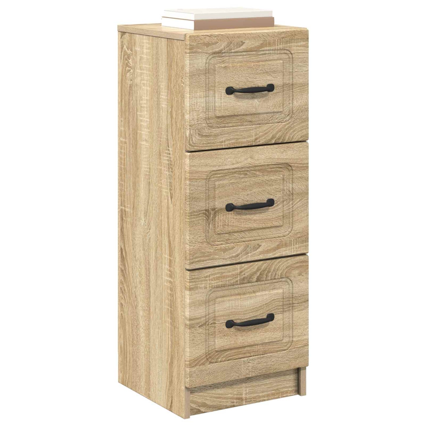Drawer Cabinet Sonoma Oak 33 x 34.5 x 87 cm Engineered Wood