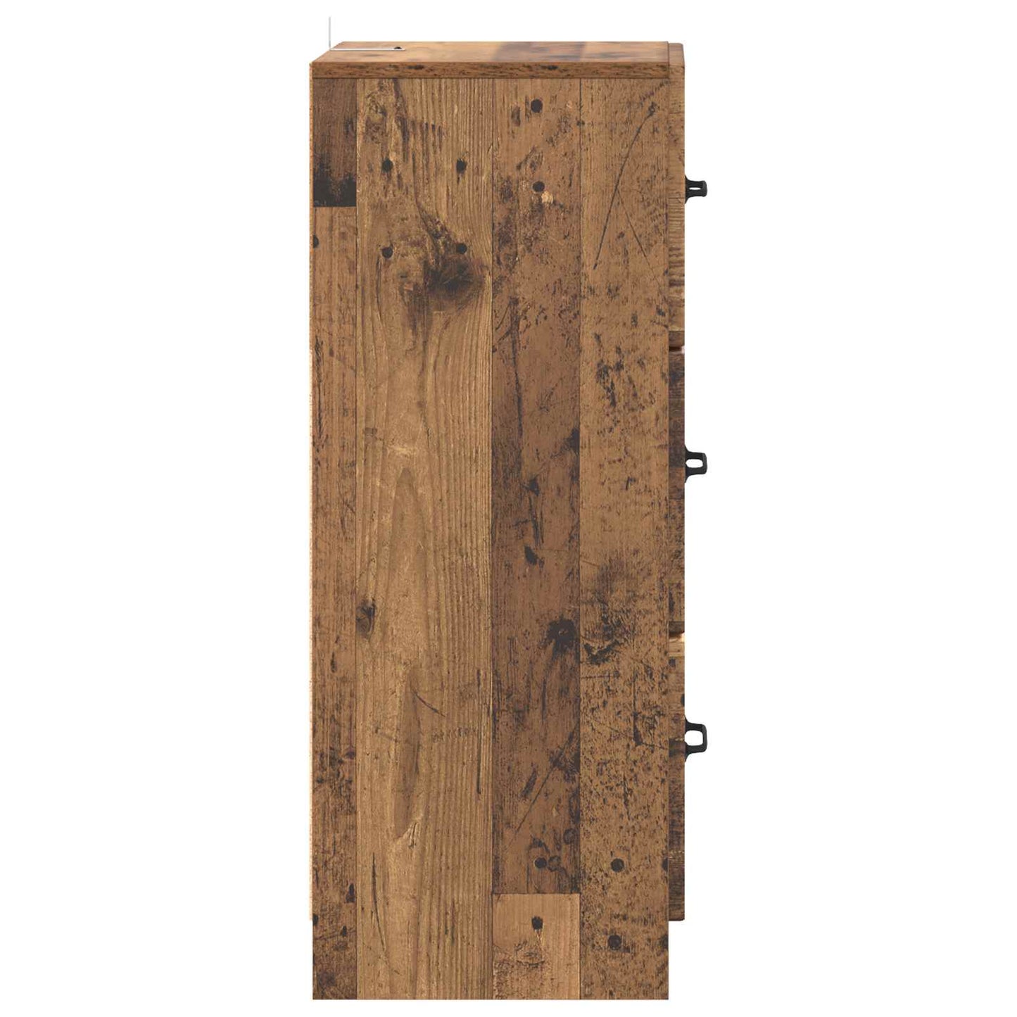Drawer Cabinet Old Wood 33 x 34.5 x 87 cm Engineered Wood