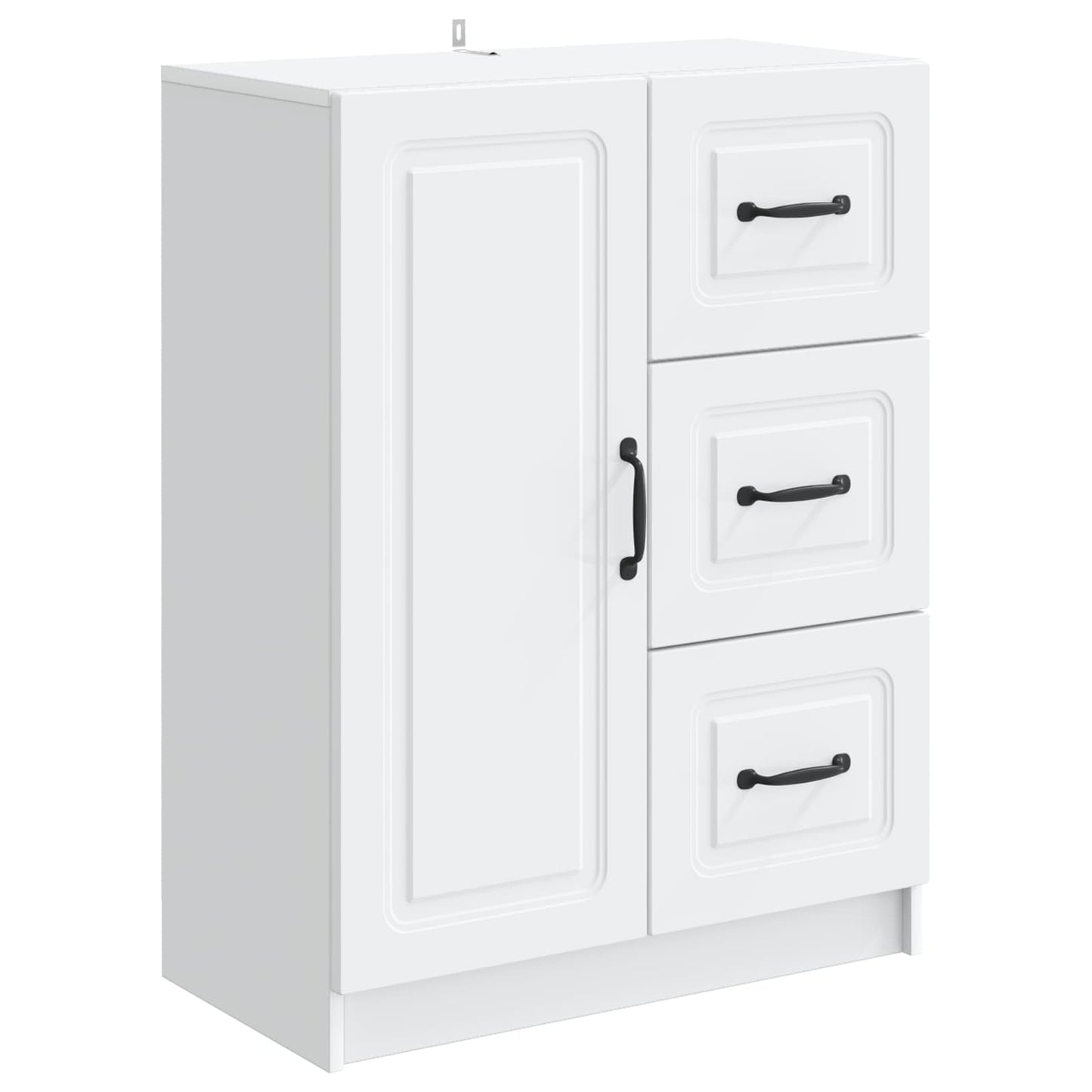 Sideboard White 66 x 34.5 x 87 cm Engineered Wood