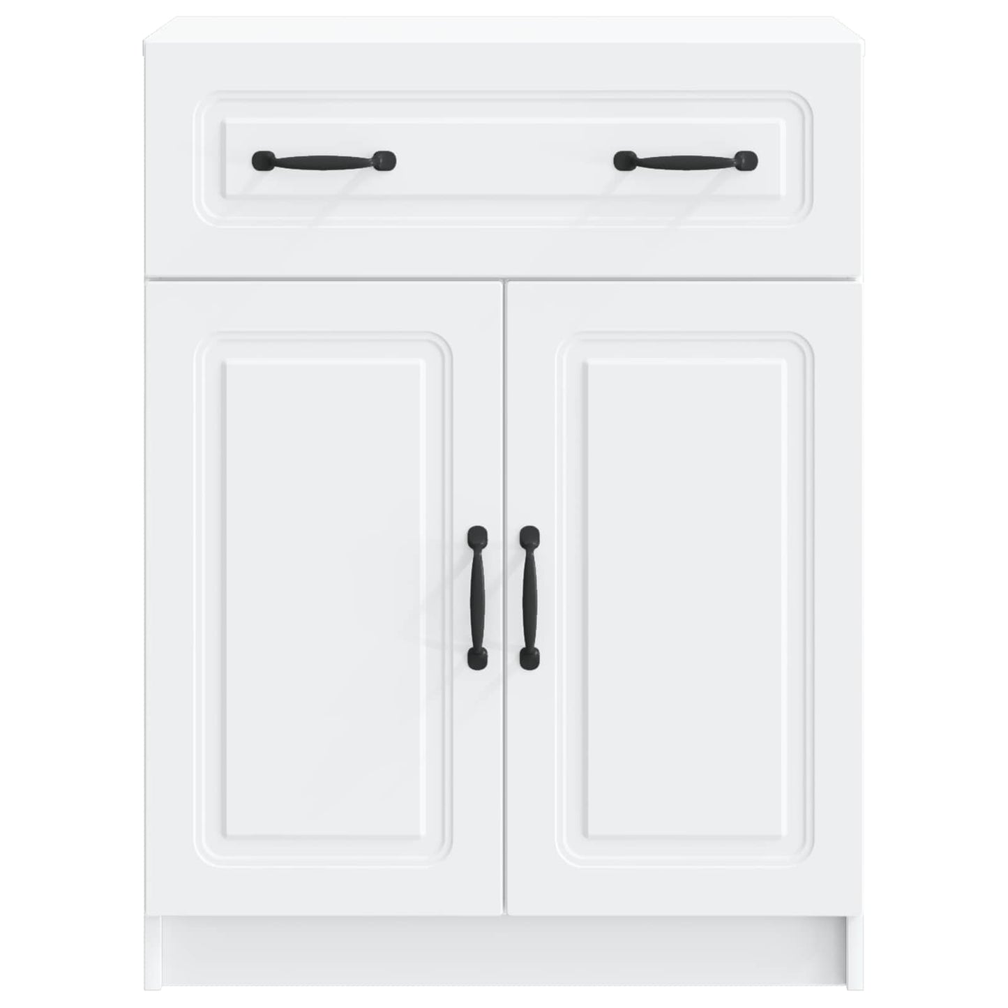 Sideboard White 66 x 34.5 x 87 cm Engineered Wood