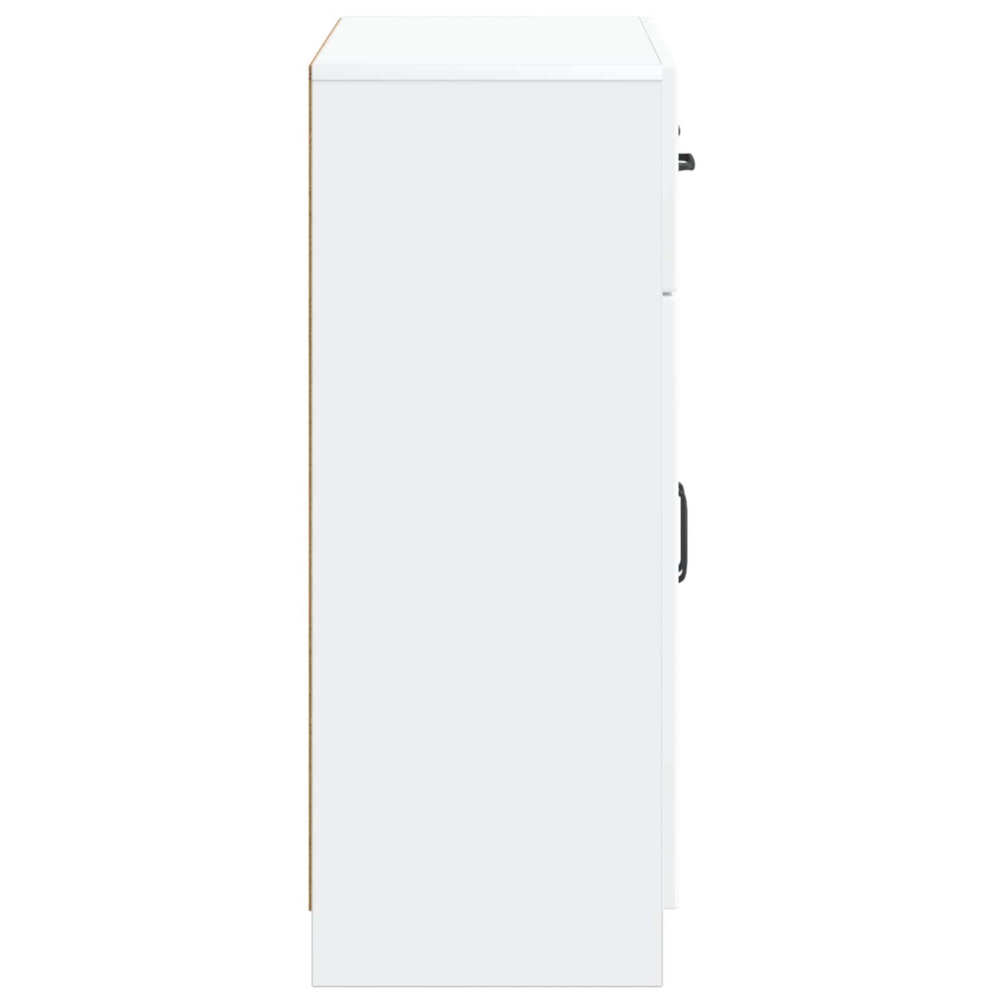 Sideboard White 66 x 34.5 x 87 cm Engineered Wood