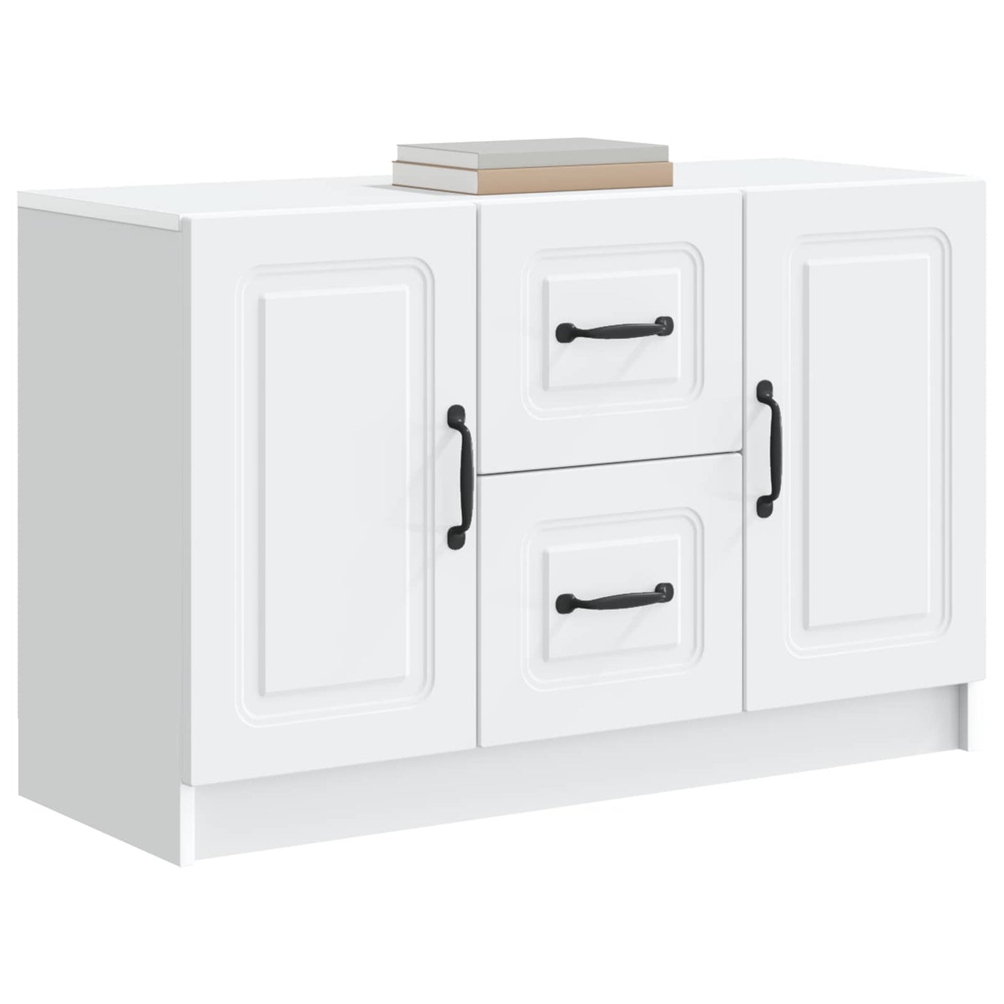 Sideboard White 89 x 34.5 x 57 cm Engineered Wood