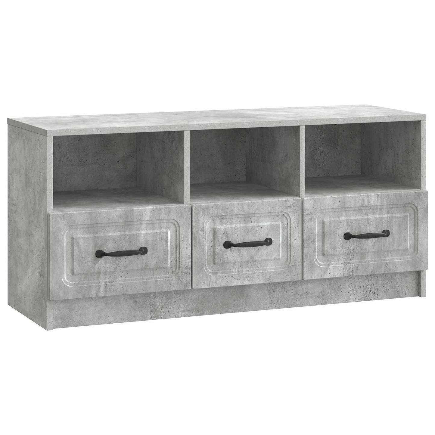 TV Cabinet Concrete Grey 102 x 34.5 x 47 cm Engineered Wood