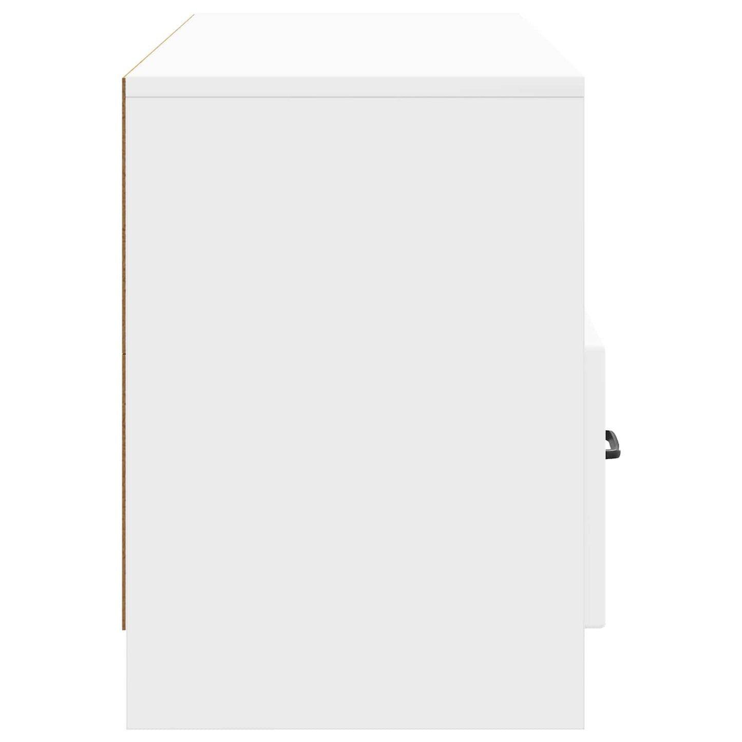 TV Cabinet High Gloss White 102 x 34.5 x 47 cm Engineered Wood