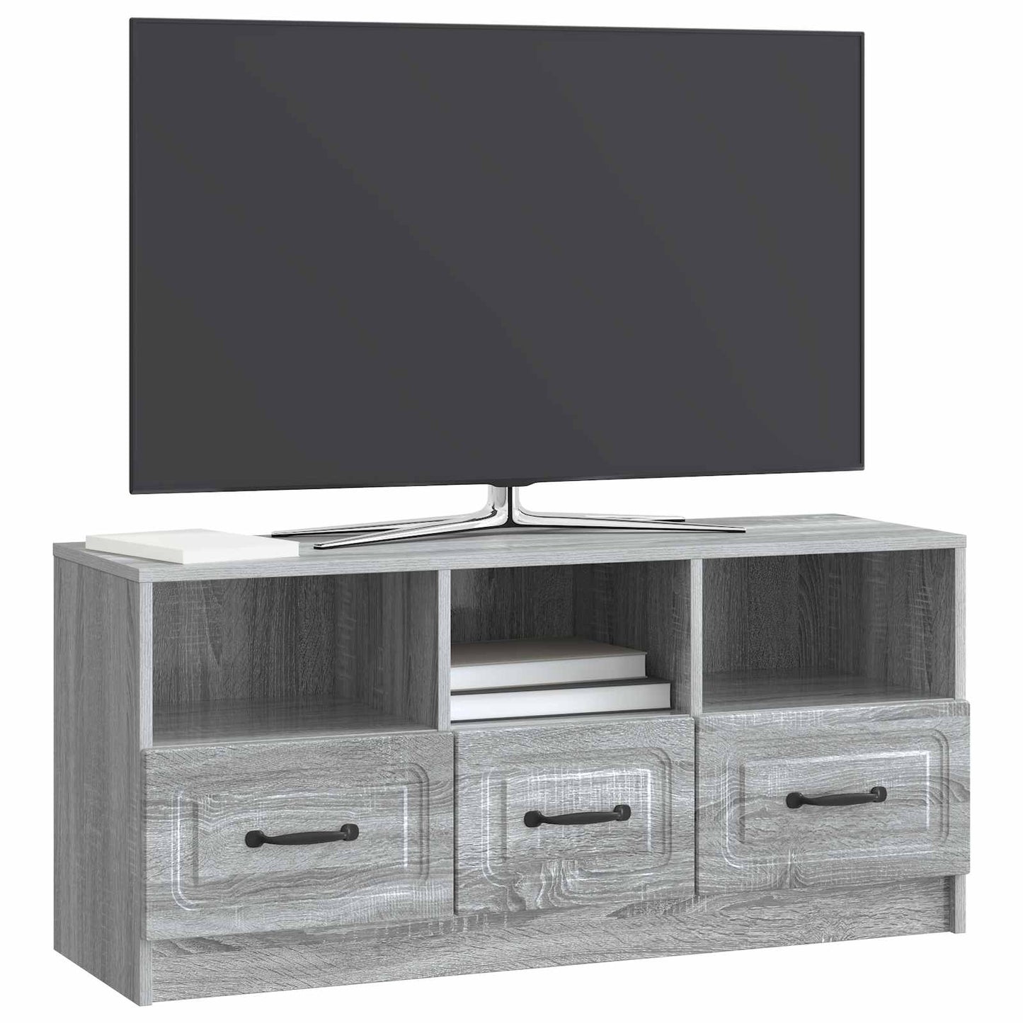 TV Cabinet Grey Sonoma 102 x 34.5 x 47 cm Engineered Wood