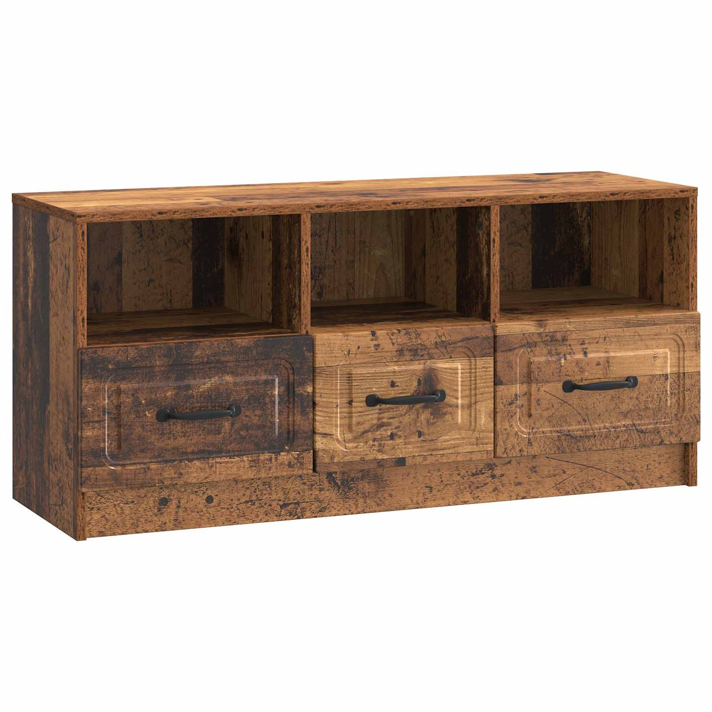 TV Cabinet Old Wood 102 x 34.5 x 47 cm Engineered Wood