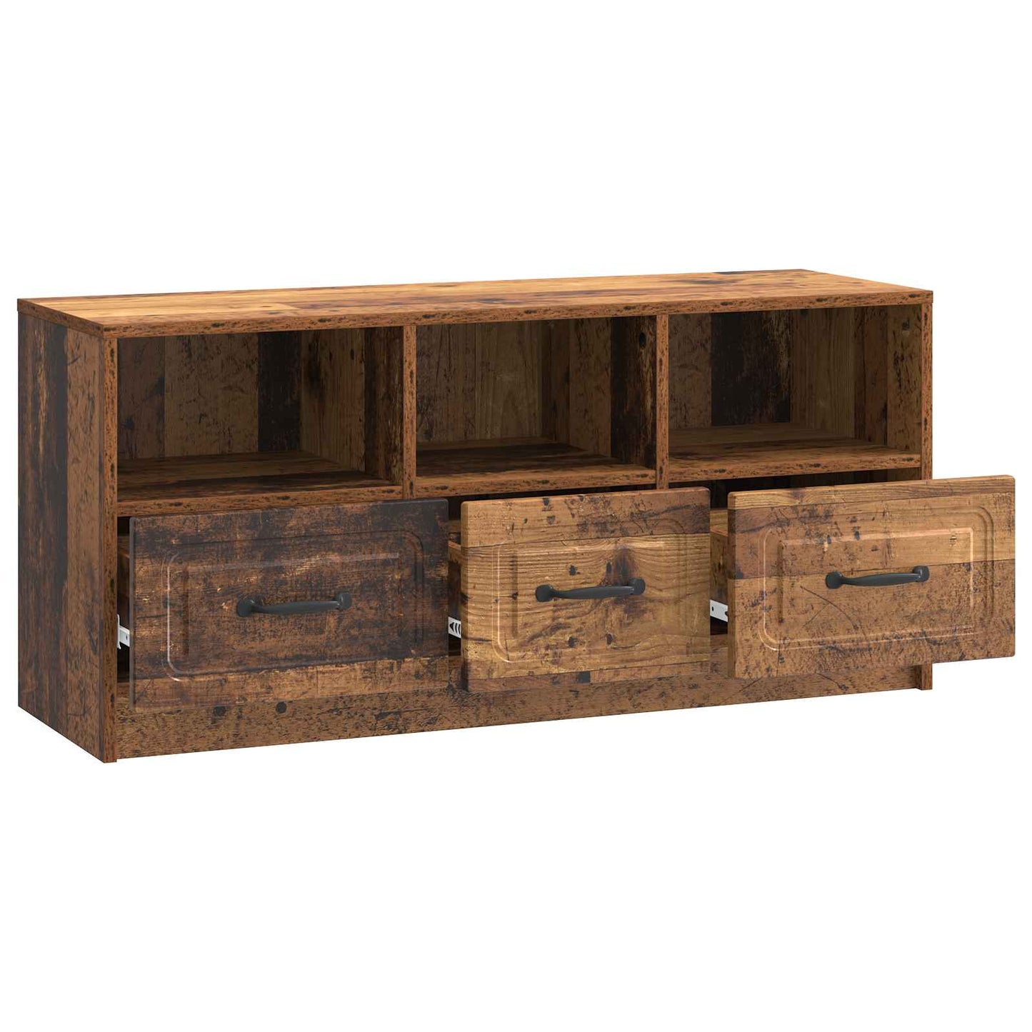 TV Cabinet Old Wood 102 x 34.5 x 47 cm Engineered Wood