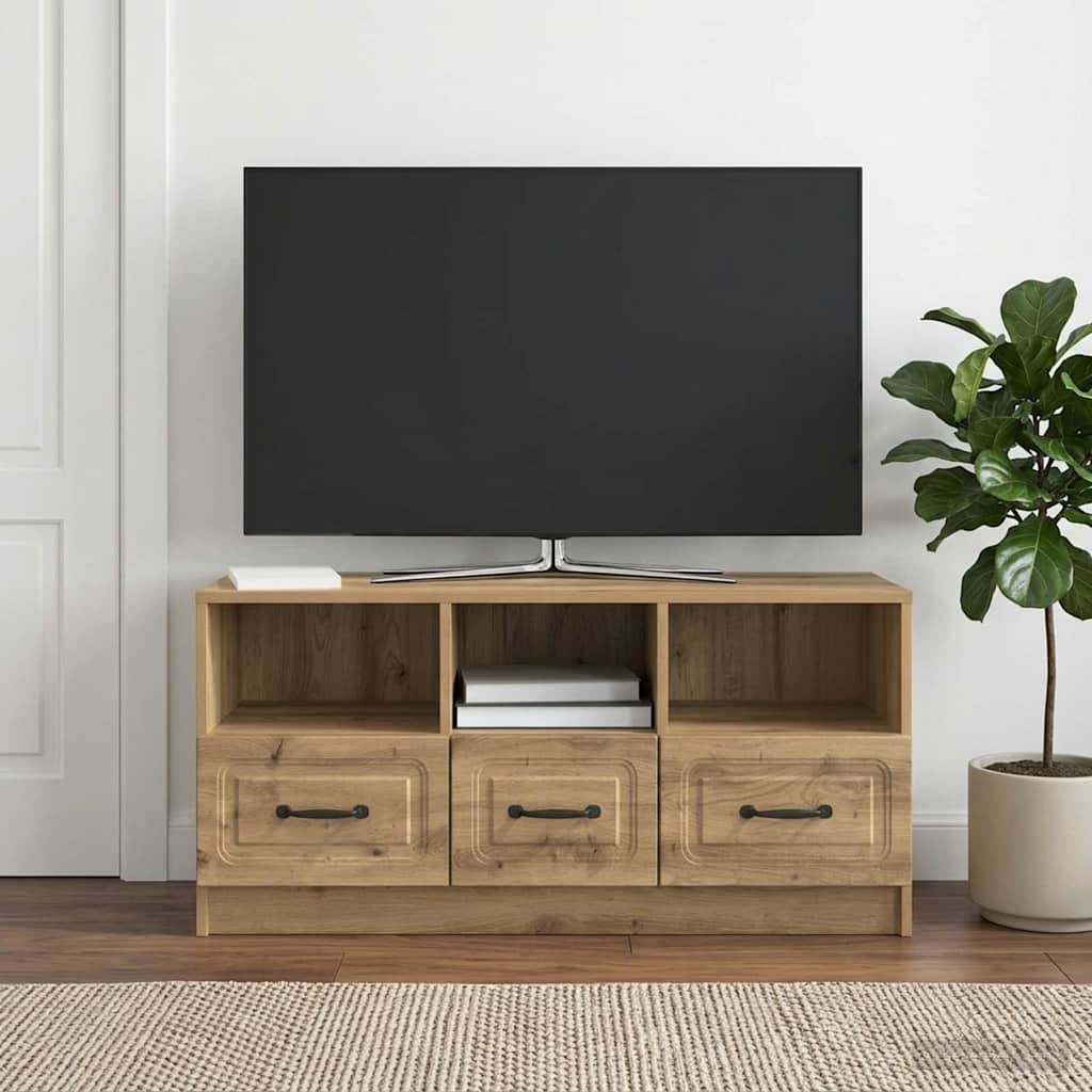 TV Cabinet 102 x 34.5 x 47 cm Artisan Oak Engineered Wood