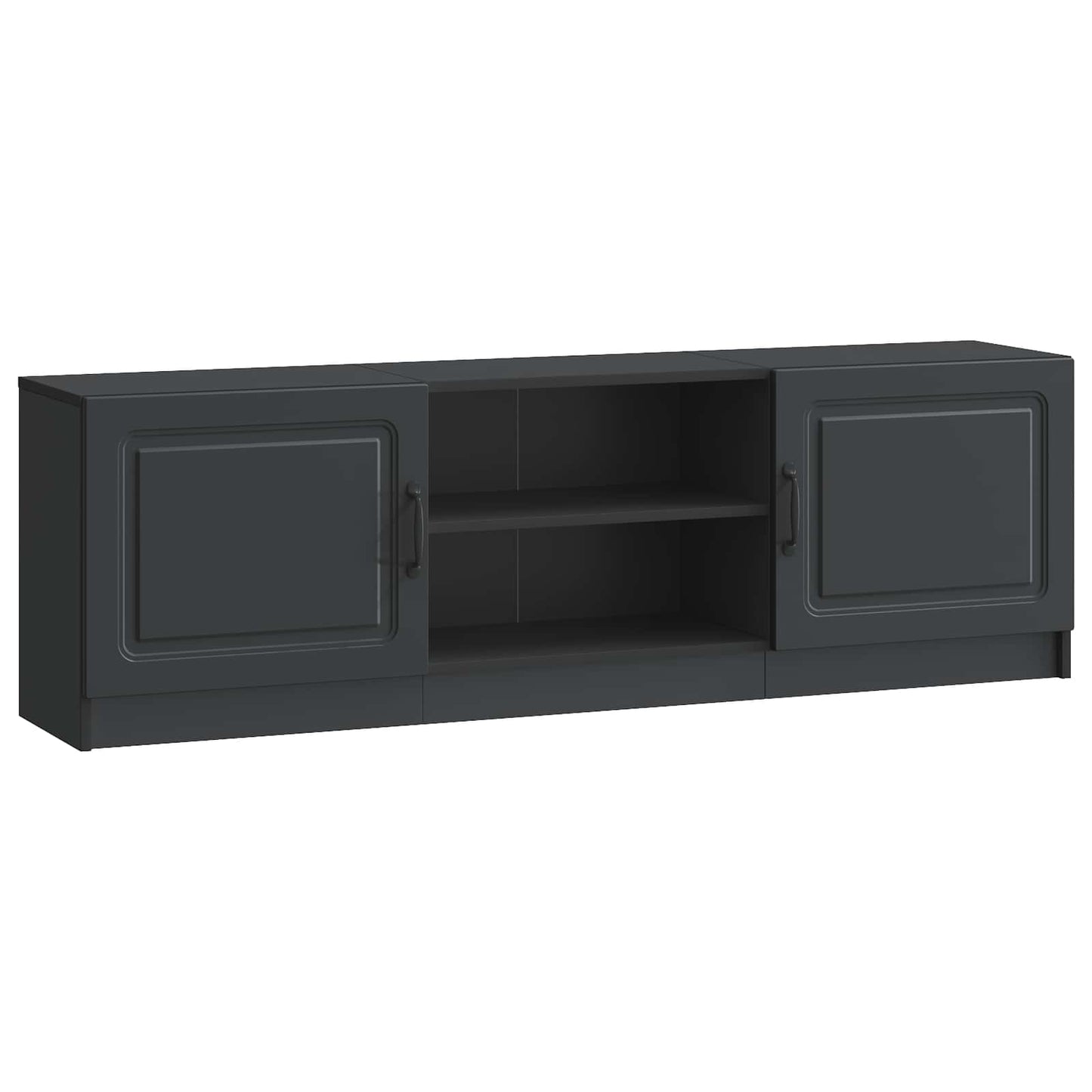 TV Cabinet Black 150 x 31 x 47 cm Engineered Wood