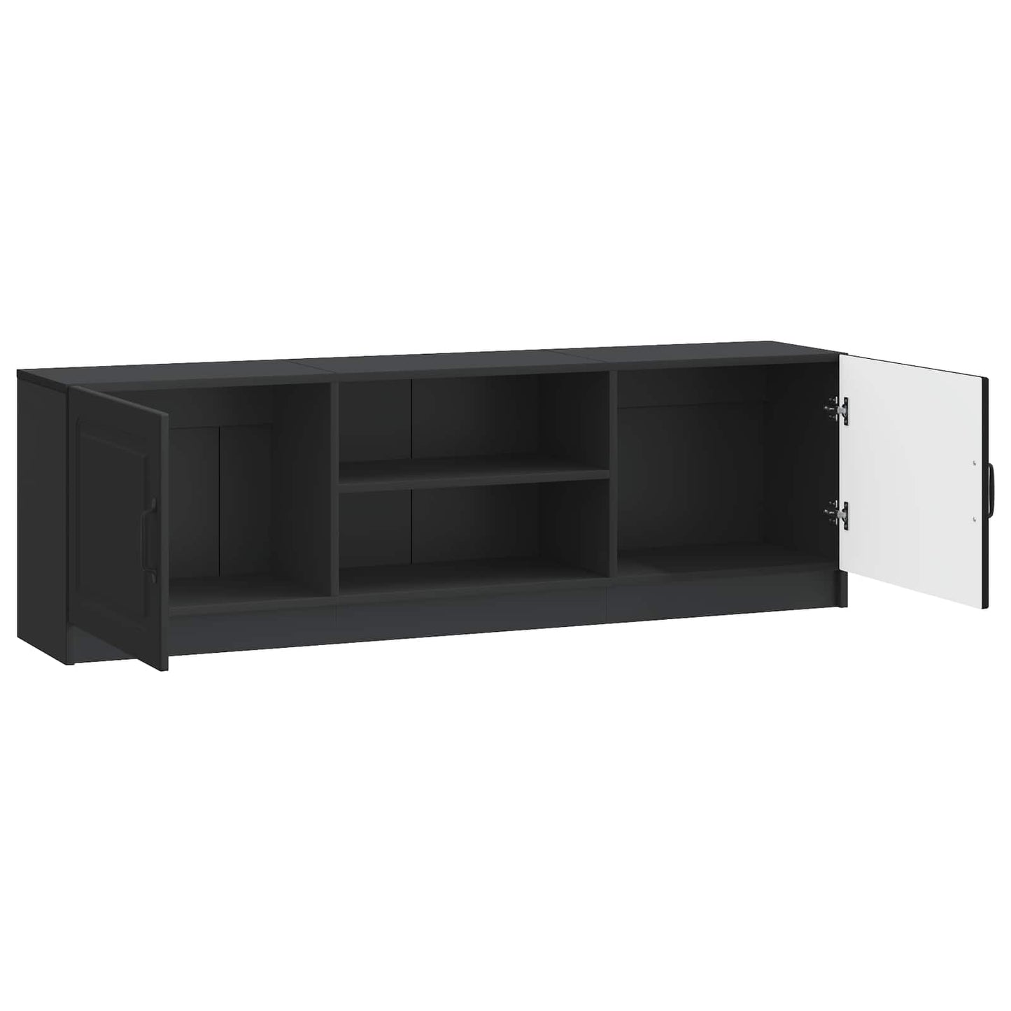 TV Cabinet Black 150 x 31 x 47 cm Engineered Wood