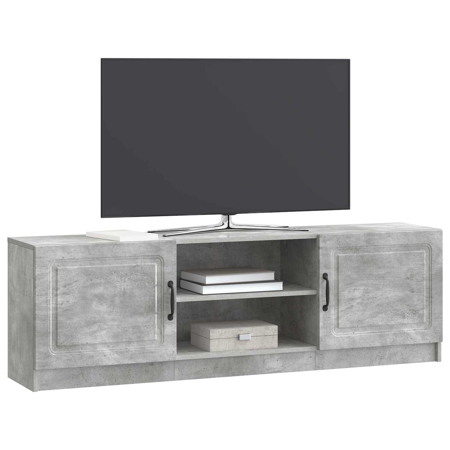 TV Cabinet Concrete Grey 150 x 31 x 47 cm Engineered Wood