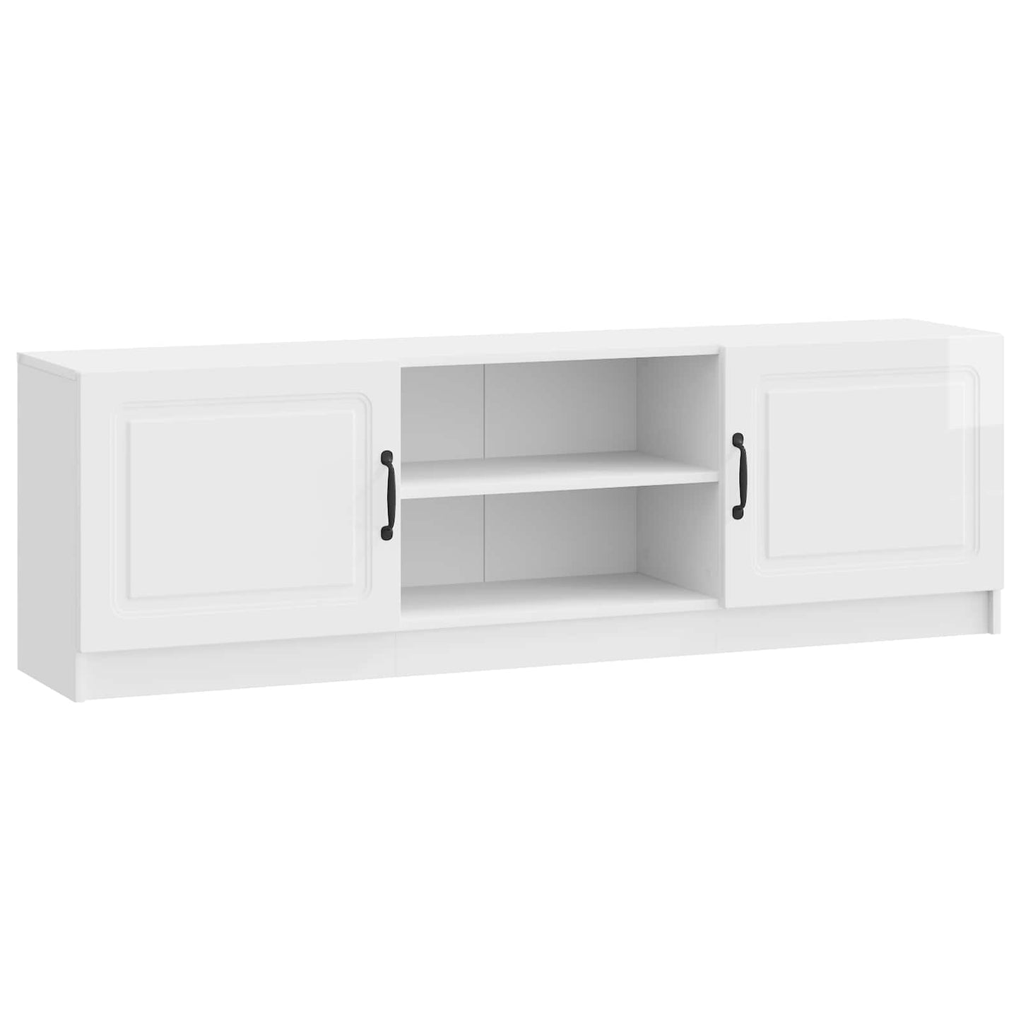 TV Cabinet High Gloss White 150 x 31 x 47 cm Engineered Wood