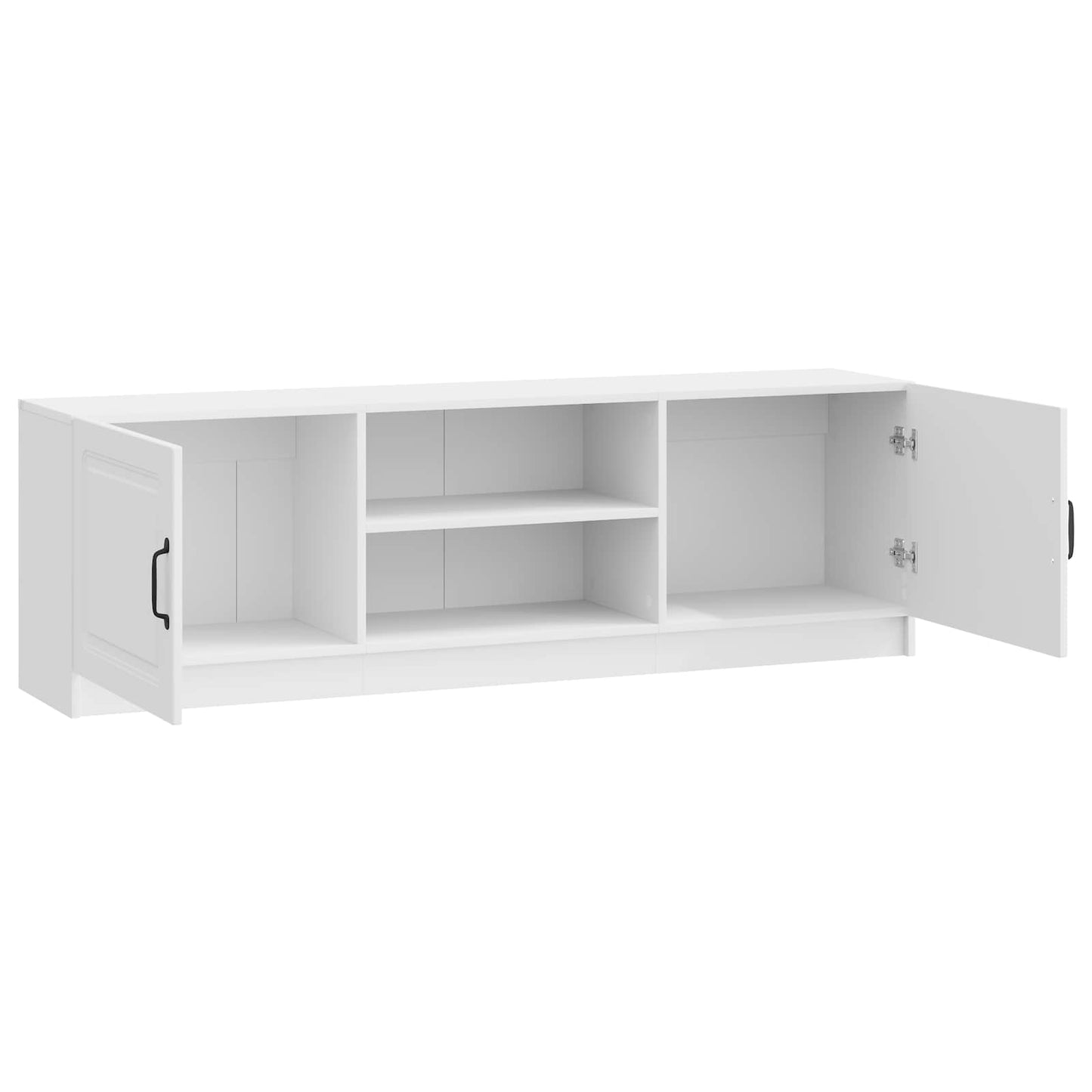 TV Cabinet High Gloss White 150 x 31 x 47 cm Engineered Wood