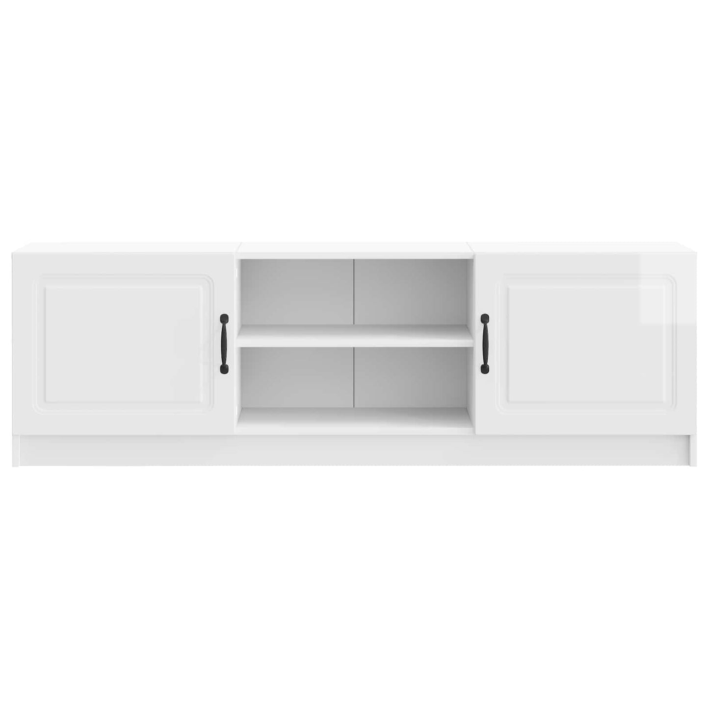 TV Cabinet High Gloss White 150 x 31 x 47 cm Engineered Wood