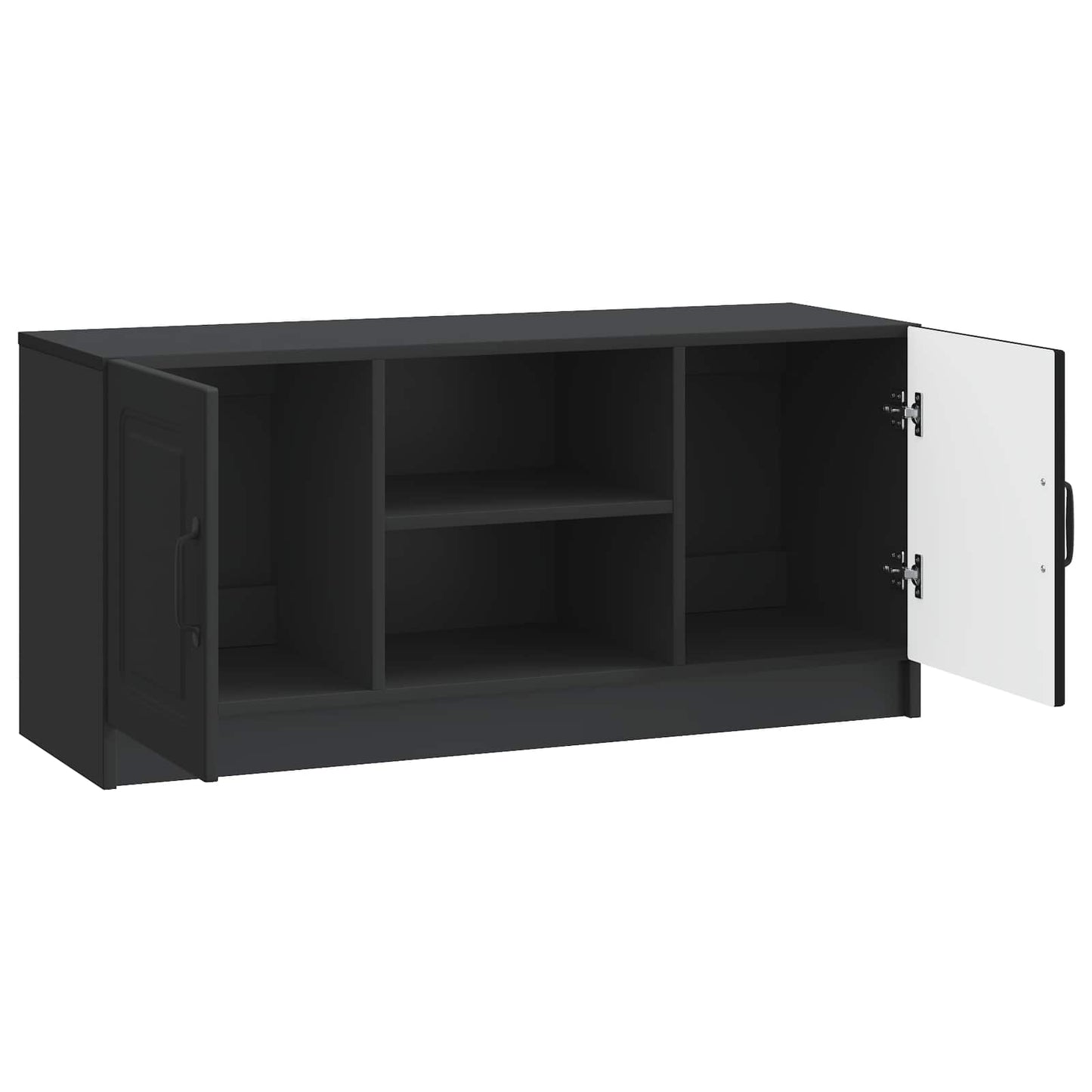 TV Cabinet Black 102 x 34.5 x 47 cm Engineered Wood