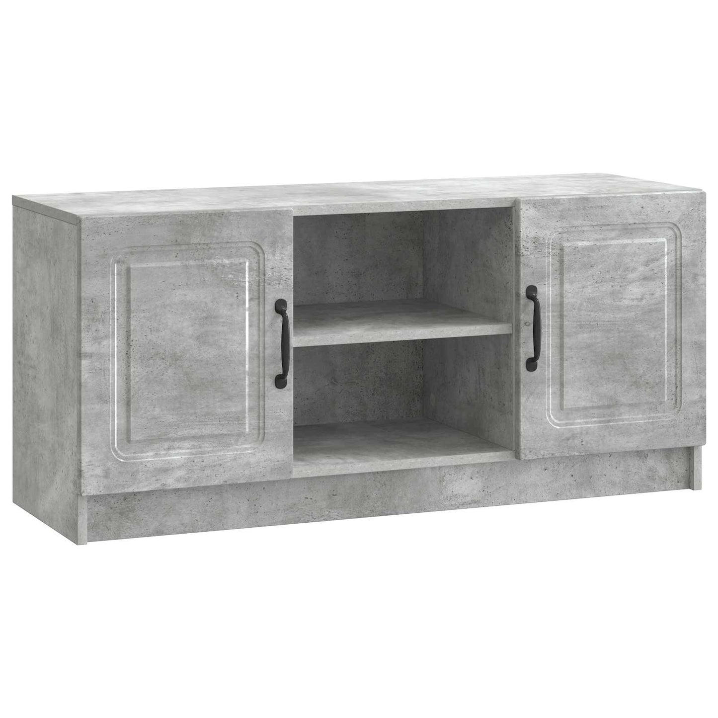 TV Cabinet Concrete Grey 102 x 34.5 x 47 cm Engineered Wood