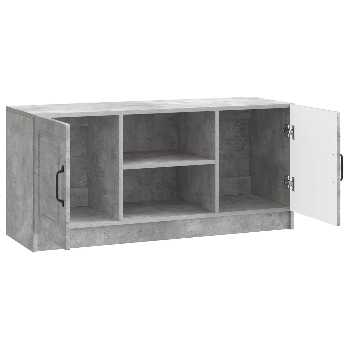 TV Cabinet Concrete Grey 102 x 34.5 x 47 cm Engineered Wood
