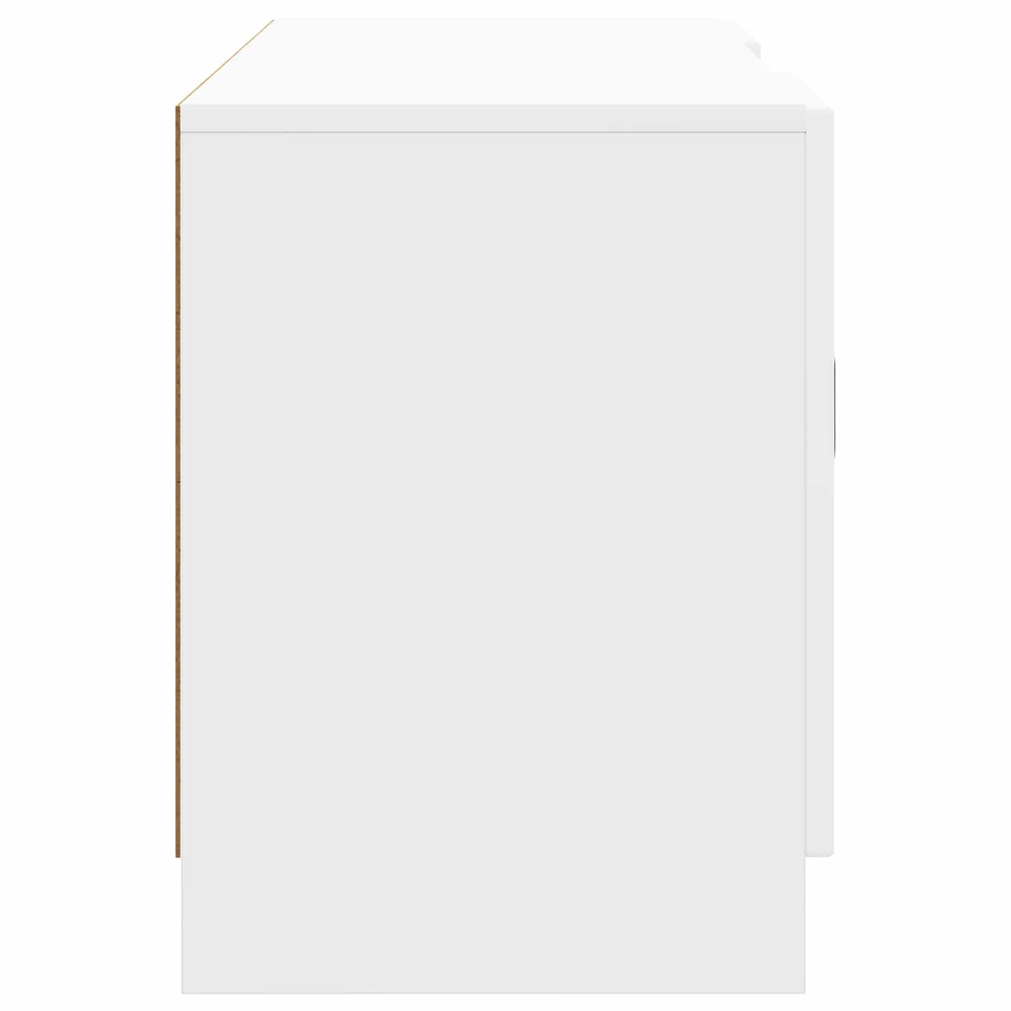 TV Cabinet High Gloss White 102 x 34.5 x 47 cm Engineered Wood