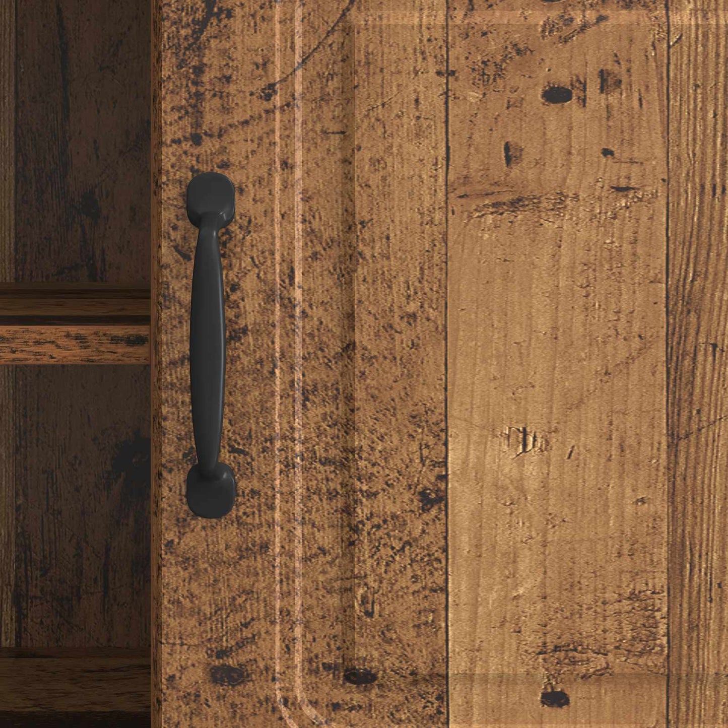 TV Cabinet Old Wood 102 x 34.5 x 47 cm Engineered Wood