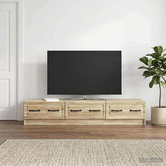 TV Cabinet 147 x 34.5 x 27 cm Sonoma Oak Engineered Wood