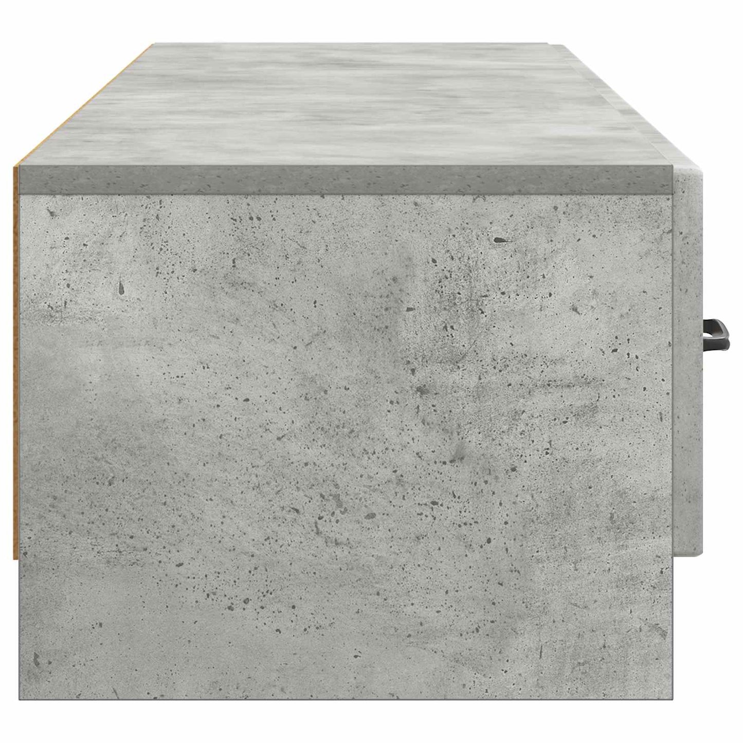 TV Cabinet Concrete Grey 147 x 34.5 x 27 cm Engineered Wood