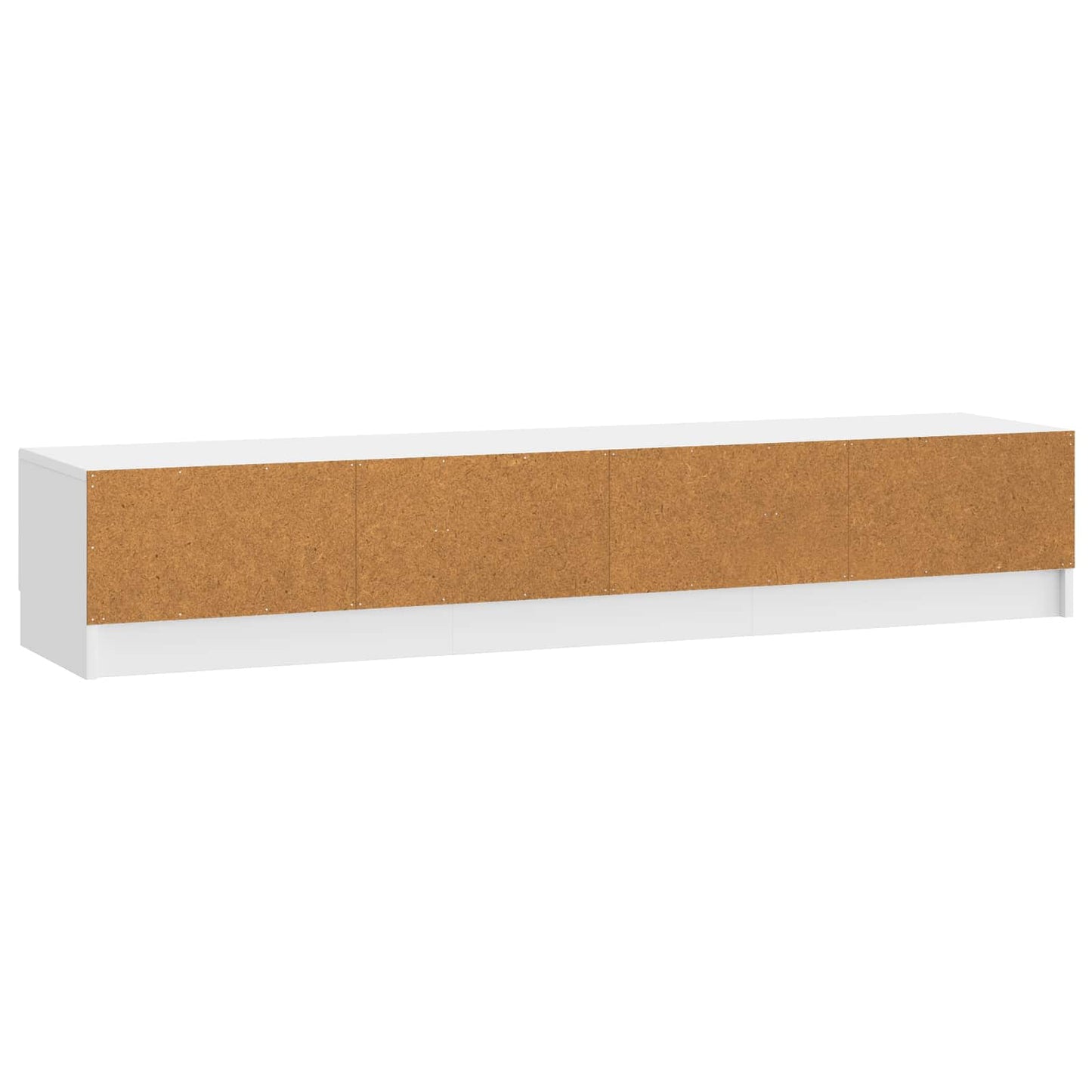 TV Cabinet High Gloss White 147 x 34.5 x 27 cm Engineered Wood