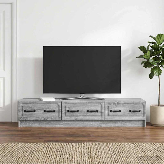 TV Cabinet 147 x 34.5 x 27 cm Grey Sonoma Engineered Wood
