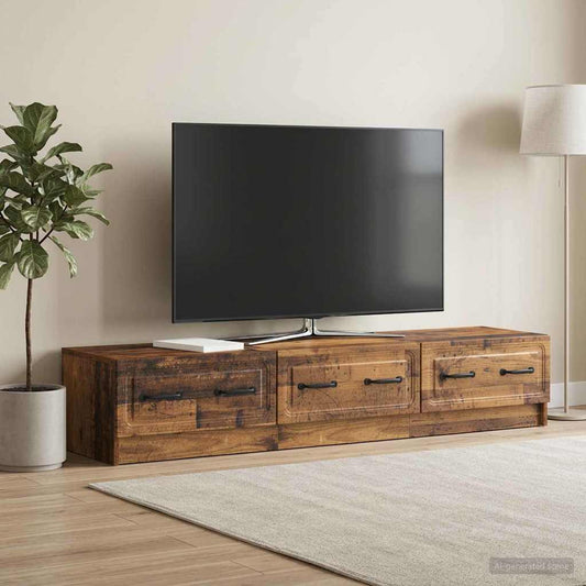 TV Cabinet 147 x 34.5 x 27 cm Old Wood Engineered Wood