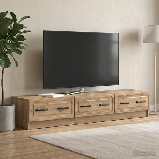 TV Cabinet 147 x 34.5 x 27 cm Artisan Oak Engineered Wood
