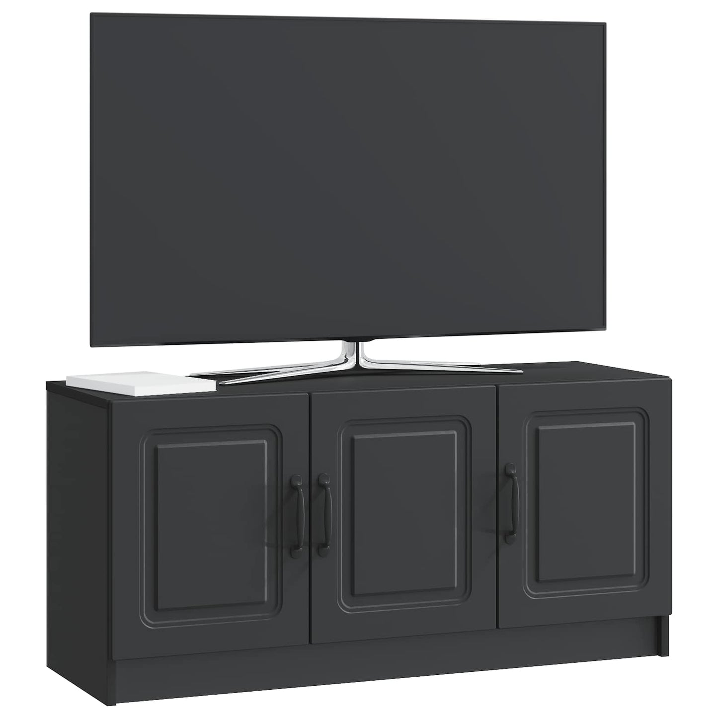TV Cabinet Black 99 x 34.5 x 47 cm Engineered Wood