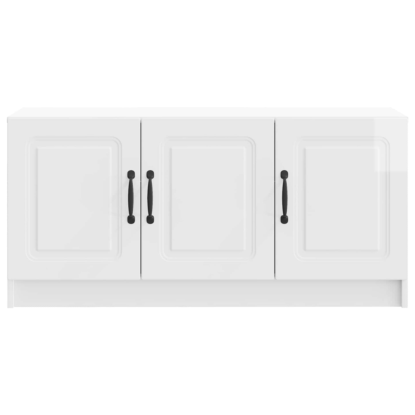 TV Cabinet High Gloss White 99 x 34.5 x 47 cm Engineered Wood