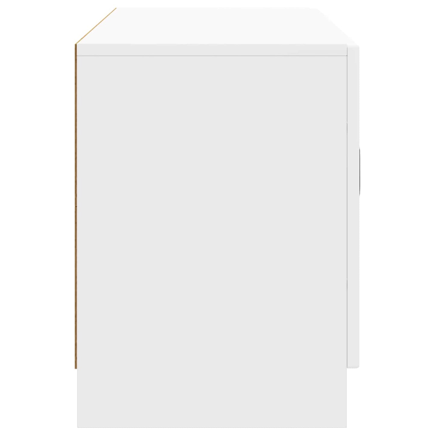 TV Cabinet High Gloss White 99 x 34.5 x 47 cm Engineered Wood