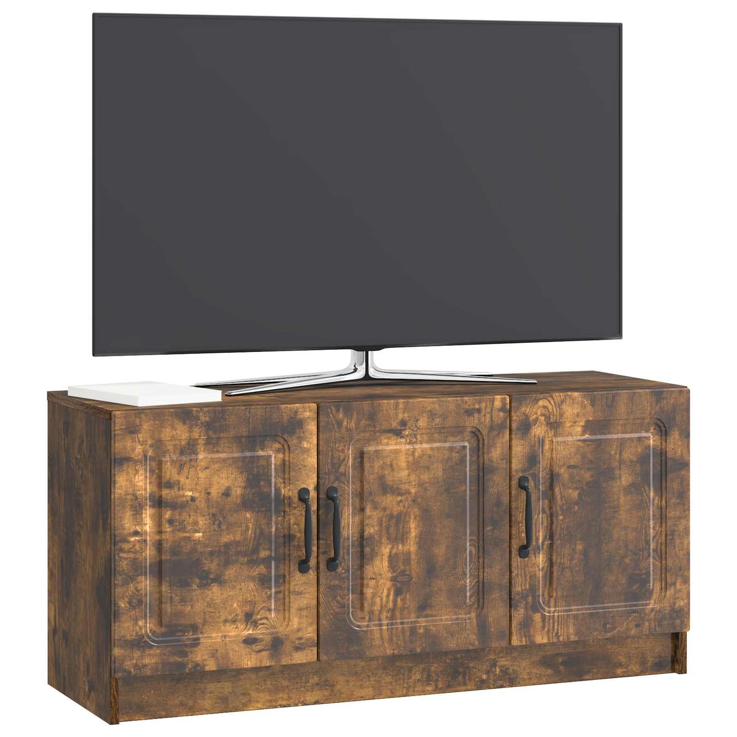 TV Cabinet Smoked Oak 99 x 34.5 x 47 cm Engineered Wood