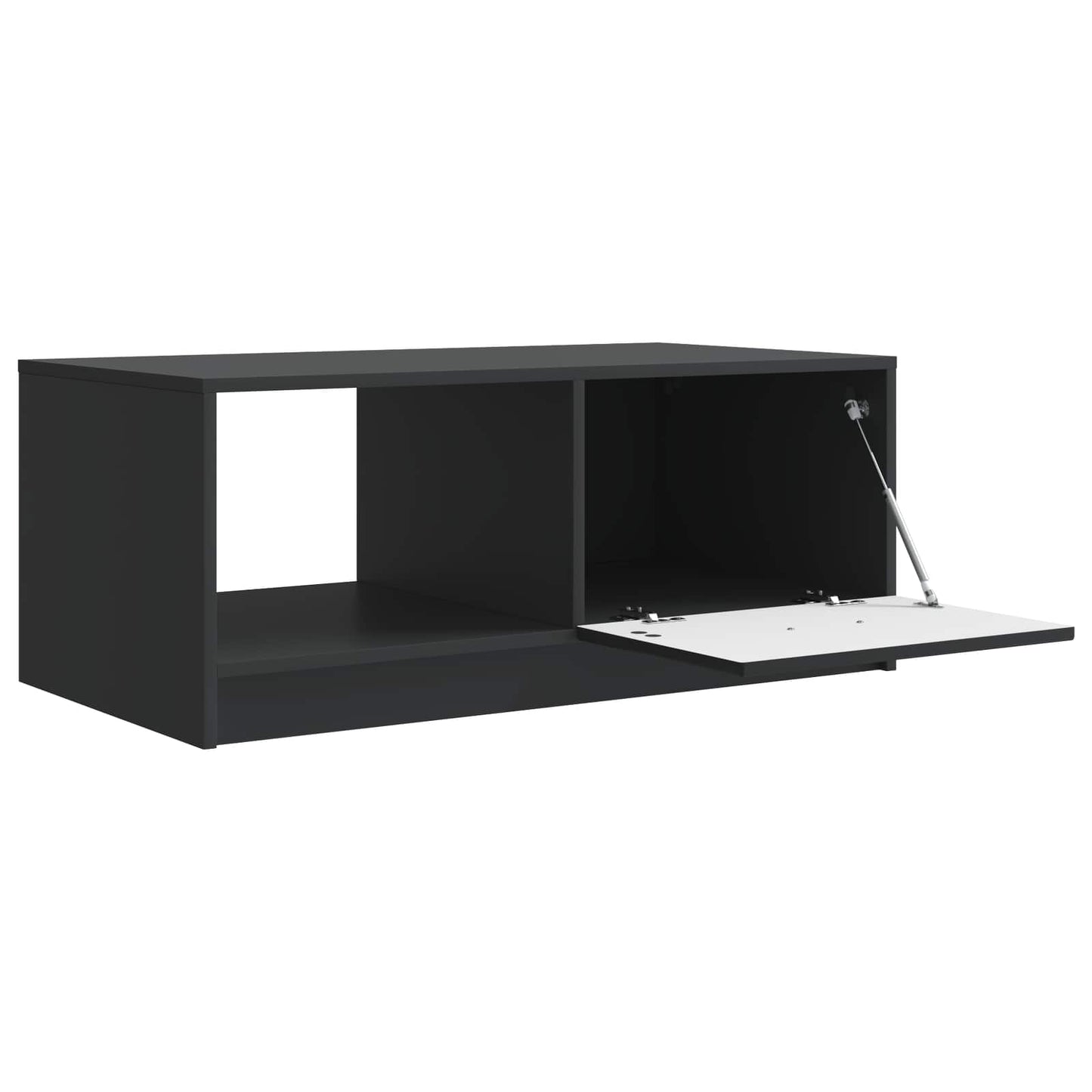 Coffee Table Black 90 x 50 x 37 cm Engineered Wood