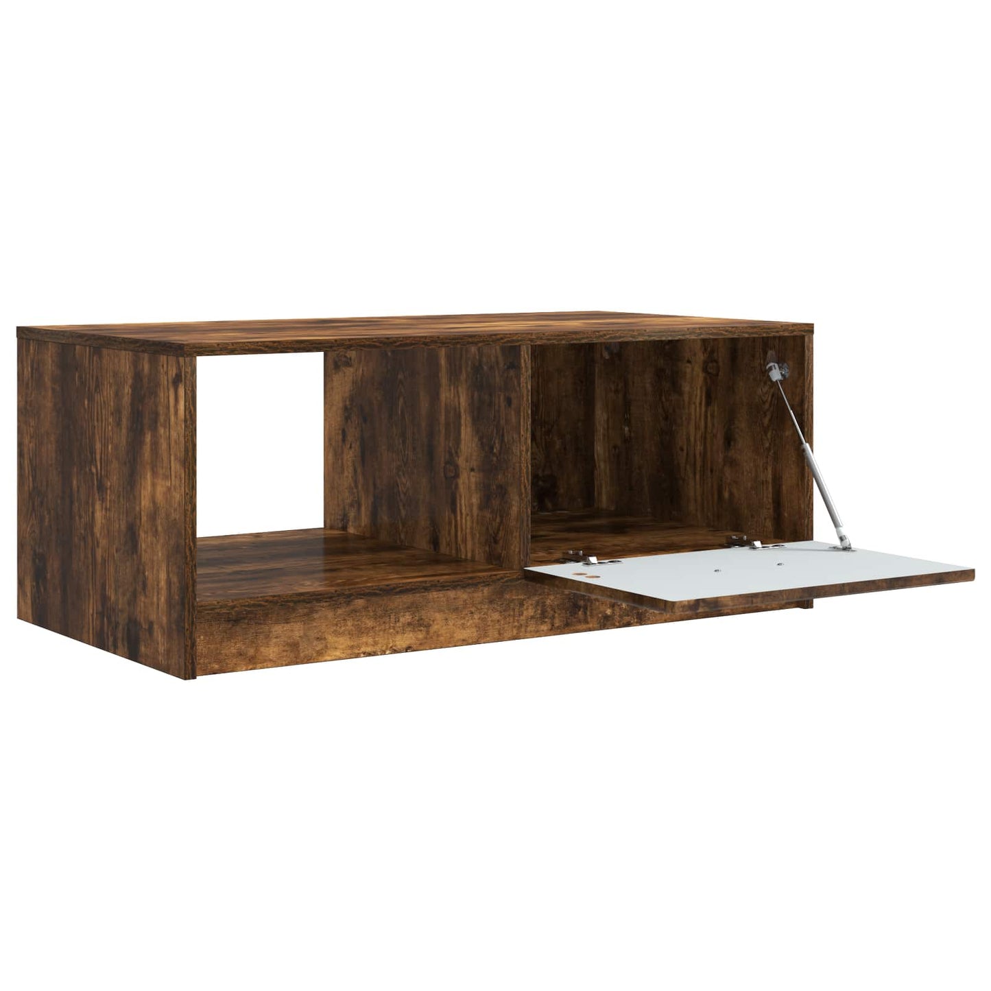 Coffee Table Smoked Oak 90 x 50 x 37 cm Engineered Wood