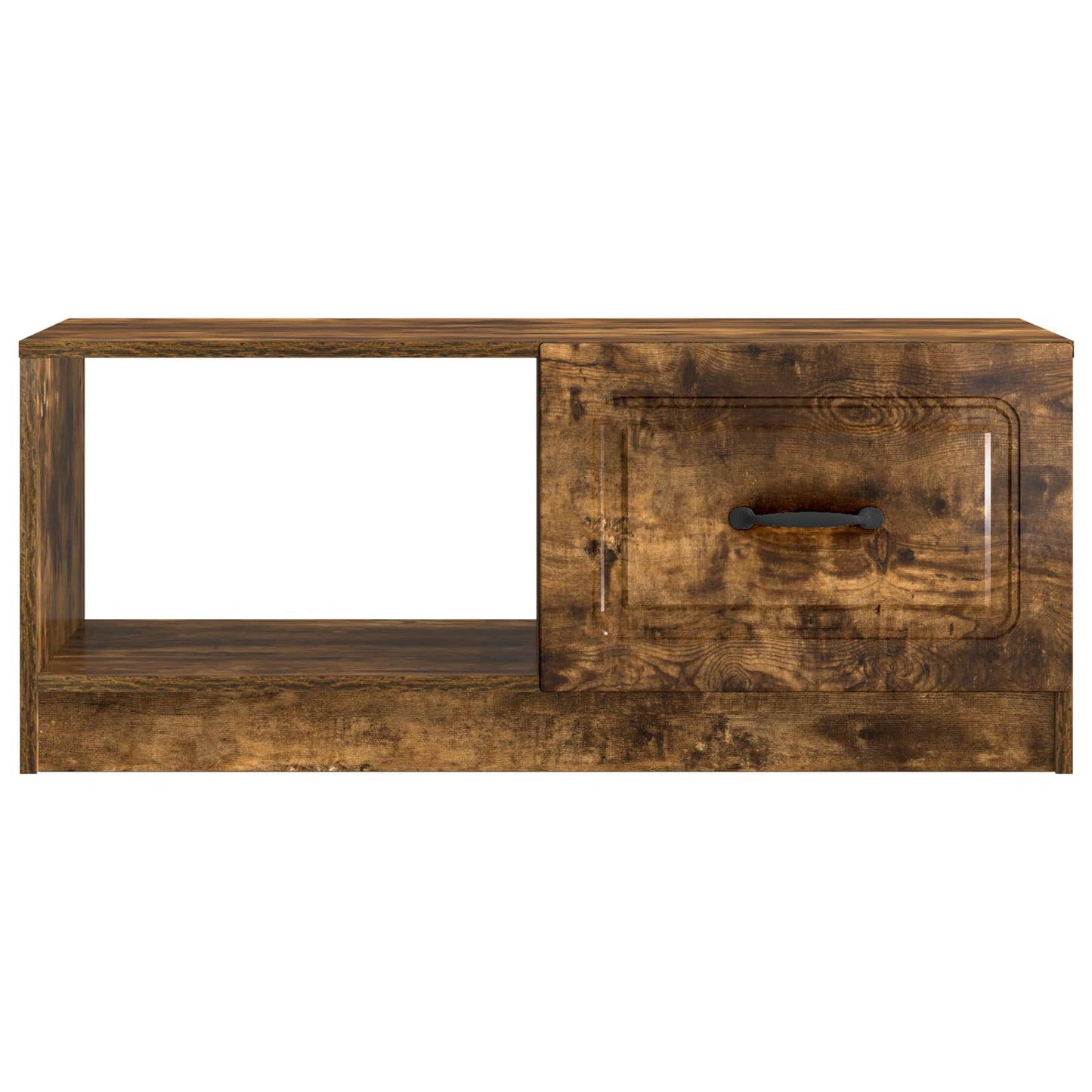 Coffee Table Smoked Oak 90 x 50 x 37 cm Engineered Wood