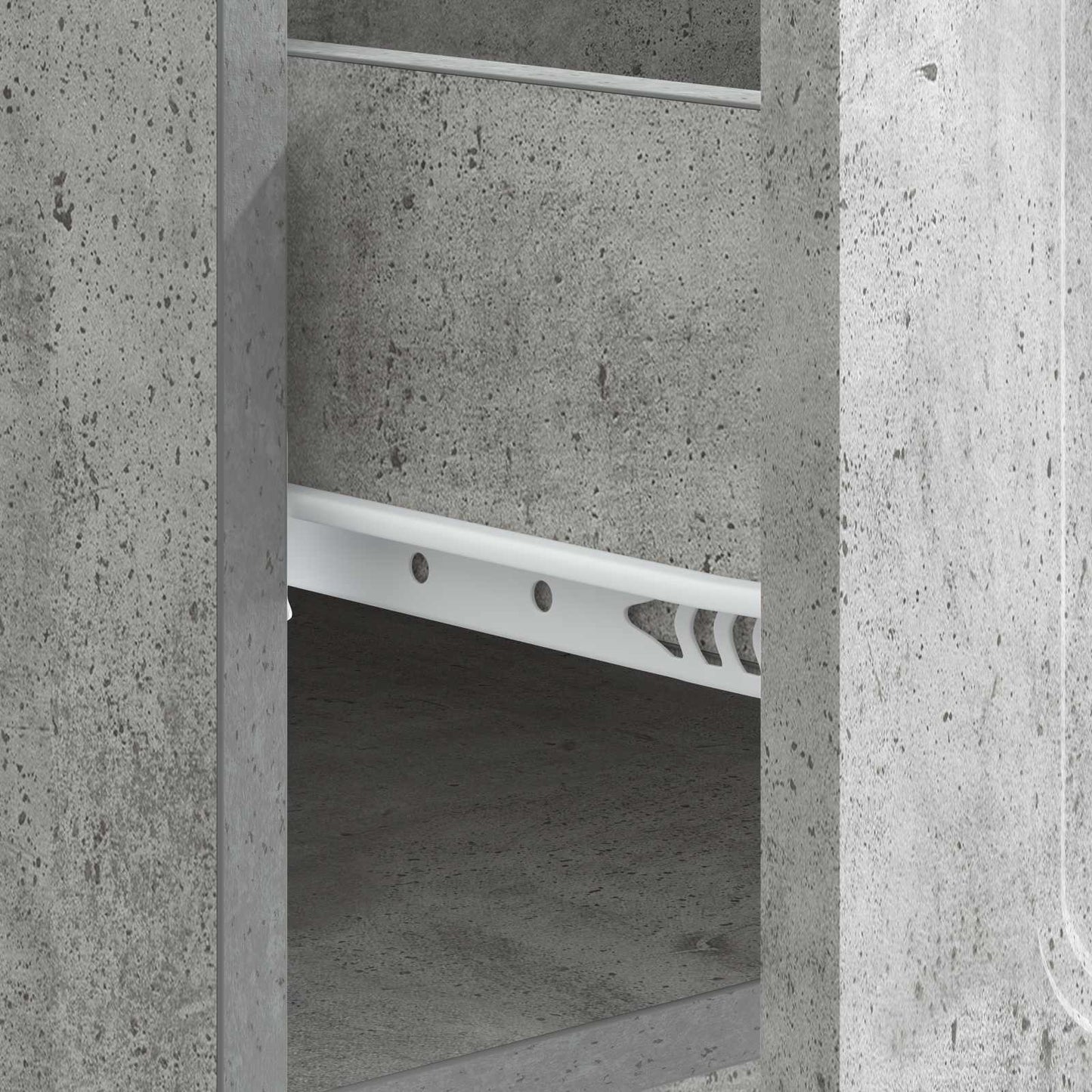 Coffee Table Concrete Grey 49 x 50 x 37 cm Engineered Wood