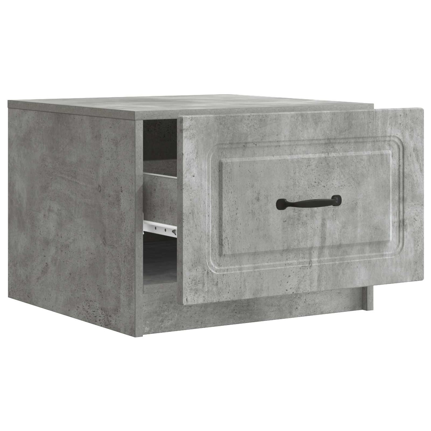 Coffee Table Concrete Grey 49 x 50 x 37 cm Engineered Wood