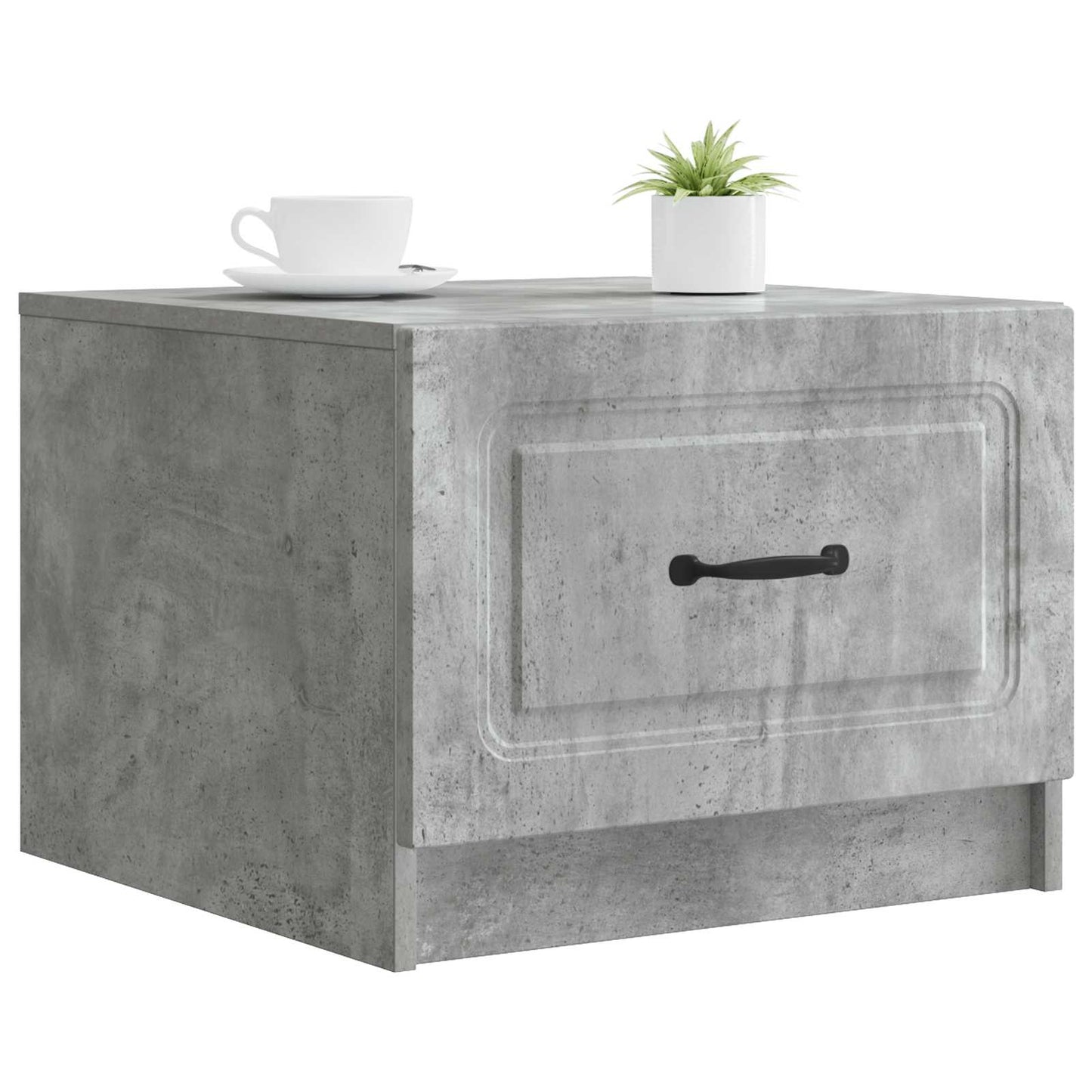 Coffee Table Concrete Grey 49 x 50 x 37 cm Engineered Wood
