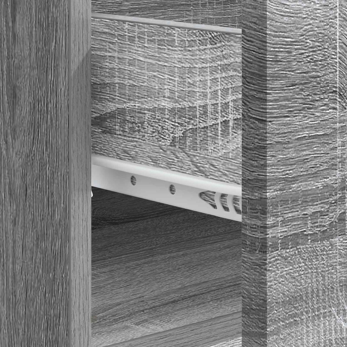 Coffee Table Grey Sonoma 49 x 50 x 37 cm Engineered Wood